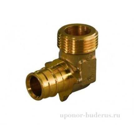 Uponor Q&E угольник с наружной резьбой латунь 20x3/4"НР Артикул 1023021