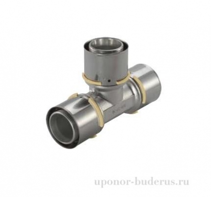 Uponor S-Press тройник равнопроходной латунный 40-40-40  Артикул 1046921