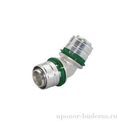 Uponor S-Press угольник 45° латунный 32-32 Артикул 1014825