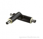 Uponor Ecoflex тройник теплоизолированный Single G3/200-G4/250-G3/200